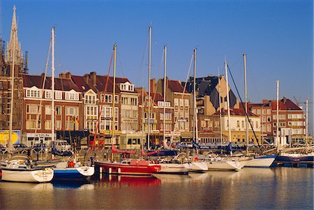 simsearch:841-02706346,k - Boats and harbour, Ostend, Belgium Stock Photo - Rights-Managed, Code: 841-02705169