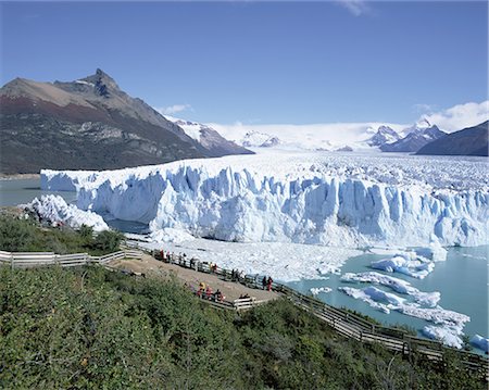 perito moreno glacier - Perito Moreno glacier, Parque Nacional Los Glaciares, UNESCO World Heritage Site, El Calafate, Argentina, South America Stock Photo - Rights-Managed, Code: 841-02705763