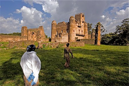 simsearch:841-03032762,k - Fasiladas' Palace, The Royal Enclosure, Gonder, Ethiopia, Nortern Ethiopia, Africa Stock Photo - Rights-Managed, Code: 841-02705874
