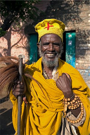 simsearch:841-03674809,k - Portait of a Holy man on pilgrimage in Gonder, Gonder, Ethiopia, Africa Foto de stock - Con derechos protegidos, Código: 841-02705875