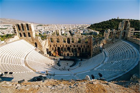 Theatre of Herodes Atticus, The Acropolis, Athens, Greece, Europe Stock Photo - Rights-Managed, Code: 841-02706301