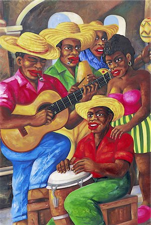 simsearch:841-02918048,k - Peinture cubaine, la Havane, Cuba, Antilles, Amérique centrale Photographie de stock - Rights-Managed, Code: 841-02706539