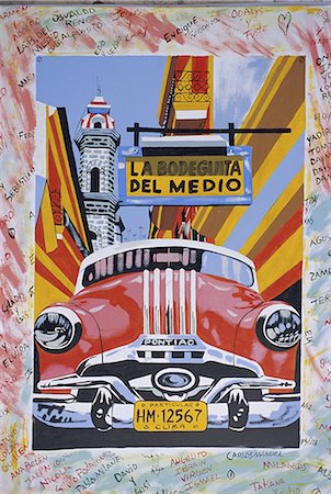 simsearch:841-02918048,k - Peinture cubaine, la Havane, Cuba, Antilles, Amérique centrale Photographie de stock - Rights-Managed, Code: 841-02706540