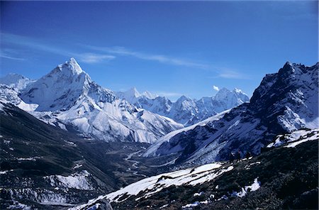 simsearch:841-02915818,k - Ama Dablam peak, Mt Everest Region, Himalayas, Nepal Stock Photo - Rights-Managed, Code: 841-02706834