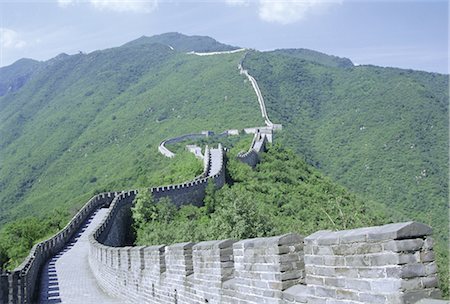 simsearch:841-02915818,k - Restored section of the Great Wall (Changcheng), northeast of Beijing, Mutianyu, China, Asia Stock Photo - Rights-Managed, Code: 841-02706884