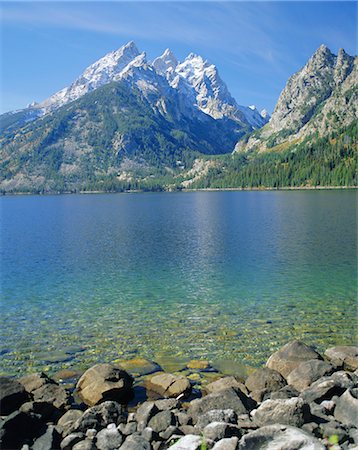 simsearch:841-03505868,k - Tetons and Jenny Lake, Grand Teton National Park, Wyoming, United States of America Stock Photo - Rights-Managed, Code: 841-02707106