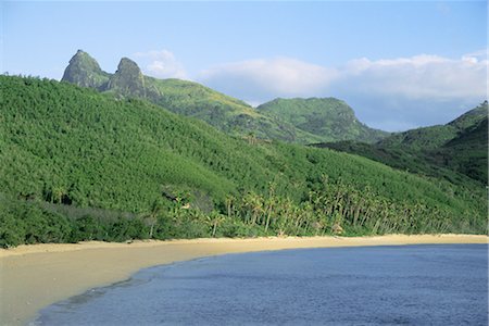 simsearch:841-02722947,k - Beach and coastline, Waya Island, Yasawa Islands, Fiji, South Pacific islands, Pacific Foto de stock - Con derechos protegidos, Código: 841-02708455