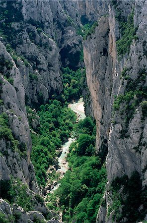 Grand Canyon of the Verdon River, Alpes-de-Haute-Provence, Provence, France, Europe Stock Photo - Rights-Managed, Code: 841-02708793