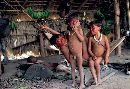 simsearch:841-02709392,k - Yanomami children, Brazil, South America Stock Photo - Rights-Managed, Code: 841-02709387