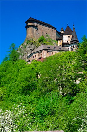 simsearch:841-02707104,k - Château d'Orava, vallée d'Orava (Slovaquie), Europe Photographie de stock - Rights-Managed, Code: 841-02709513