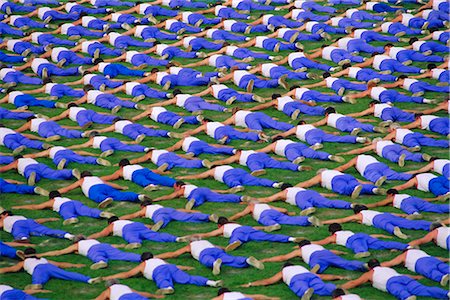 experiencing - Mass sports display, Plzen, West Bohemia, Czech Republic, Europe Stock Photo - Rights-Managed, Code: 841-02709547