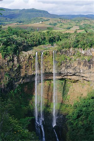 simsearch:841-02722947,k - Chamarel Waterfalls, Mauritius, Indian Ocean Foto de stock - Con derechos protegidos, Código: 841-02709800