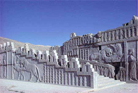 simsearch:841-02831081,k - Stairway, Persepolis, UNESCO World Heritage Site, Iran, Middle East Stock Photo - Rights-Managed, Code: 841-02703081