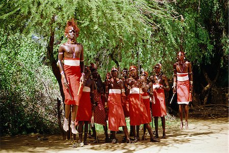 simsearch:851-02961269,k - Samburu hommes sautant tout en dansant, Kenya, Afrique de l'est, Afrique Photographie de stock - Rights-Managed, Code: 841-02703166
