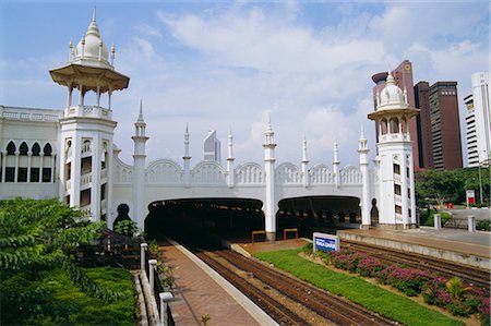 Railway Station, Kuala Lumpur, Malaysia Stock Photo - Rights-Managed, Code: 841-02703184