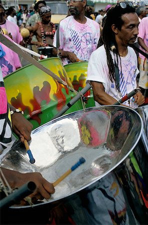 plaited hair for men - Steel band festival, Point Fortin, Trinidad, West Indies, Caribbean, Central America Stock Photo - Rights-Managed, Code: 841-02703209