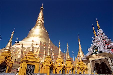 Shwedagon pagoda, Yangon (Rangoon), Myanmar (Burma), Asia Stock Photo - Rights-Managed, Code: 841-02703394