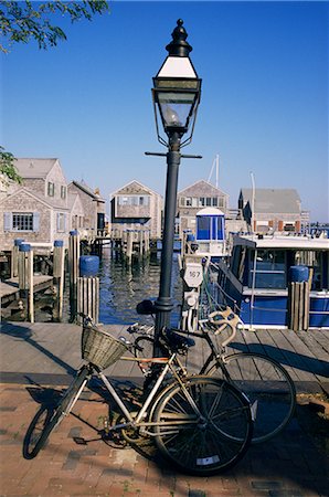 Bicycles, Nantucket, Massachusetts, New England, United States of America, North America Stock Photo - Rights-Managed, Code: 841-02703580