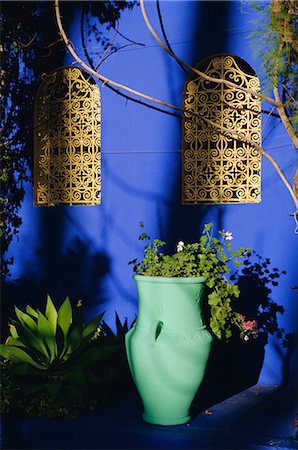 Majorelle Gardens, Marrakesh, Morocco, North Africa Stock Photo - Rights-Managed, Code: 841-02714315