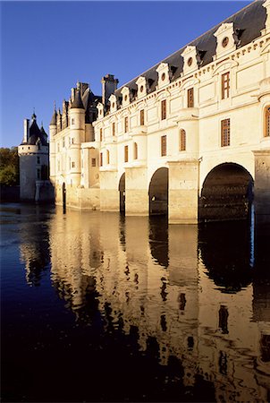 Chateau of Chenonceau, Indre et Loire, Pays de Loire, Loire Valley, France, Europe Stock Photo - Rights-Managed, Code: 841-02714478