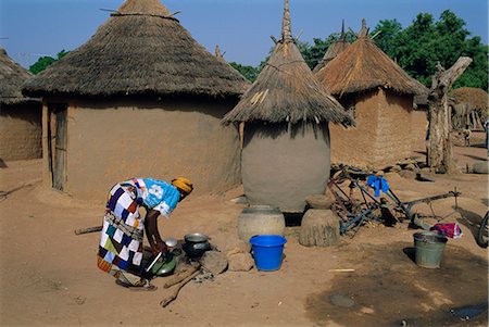 simsearch:841-03032762,k - Mud village, huts, Mandi region, Mali, Africa Stock Photo - Rights-Managed, Code: 841-02714725