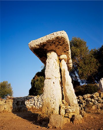 simsearch:841-07202123,k - Taula of Torre Trencada, Menorca (Minorca), Balearic Islands, Spain, Europe Stock Photo - Rights-Managed, Code: 841-02714795