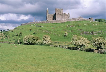 rock of cashel - Rock of Cashel, Cashel, County Tipperary, Munster, Eire (Ireland), Europe Stock Photo - Rights-Managed, Code: 841-02715128