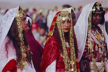 Traditional berber wedding, Tataouine Oasis, Tunisia, North Africa Stock Photo - Rights-Managed, Code: 841-02715185