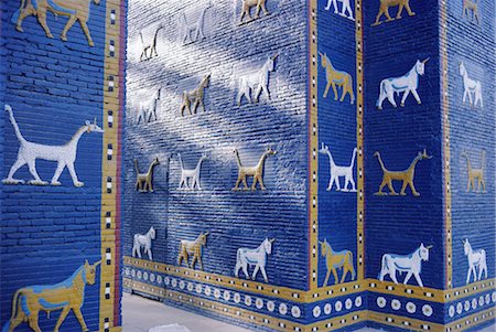 simsearch:841-02924609,k - The reconstructed Ishtar Gate, Babylon, Iraq, Middle East Stock Photo - Rights-Managed, Code: 841-02715189
