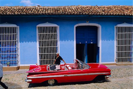 simsearch:841-02918048,k - Vieille voiture américaine, Trinidad, Sancti Spiritus, Cuba Photographie de stock - Rights-Managed, Code: 841-02715476