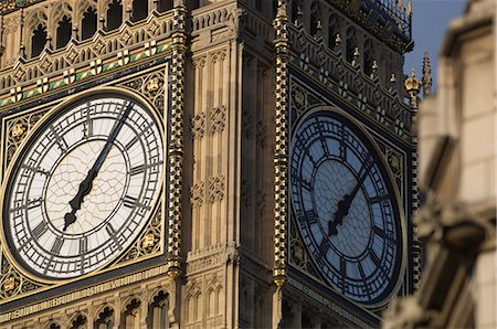 Close-up of the clock face of Big Ben, Westminster, London, England, United Kingdom, Europe Stock Photo - Rights-Managed, Code: 841-02716394