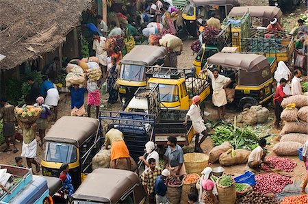 Market, Trivandrum, Kerala, India Stock Photo - Rights-Managed, Code: 841-02716540