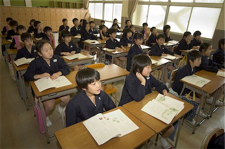simsearch:841-03056192,k - Students in class, elementary school, Tokyo, Honshu, Japan, Asia Stock Photo - Rights-Managed, Code: 841-02716925