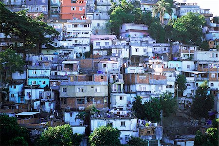 slums - Hillside favela, Rio de Janeiro, Brazil, South America Stock Photo - Rights-Managed, Code: 841-02717505