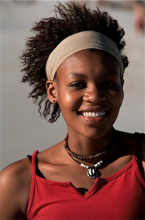 Portrait of a young woman, Cape Town, South Africa, Africa Stock Photo - Rights-Managed, Code: 841-02718362