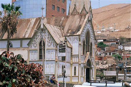 Église de la ville d'Arica, au Chili, en Amérique du Sud Photographie de stock - Rights-Managed, Code: 841-02718483