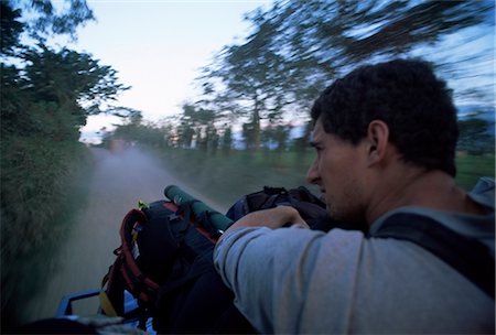 simsearch:841-02721548,k - Adventure travel, the road to Rio Dulce from the back of a truck, Guatemala, Central America Stock Photo - Rights-Managed, Code: 841-02718540