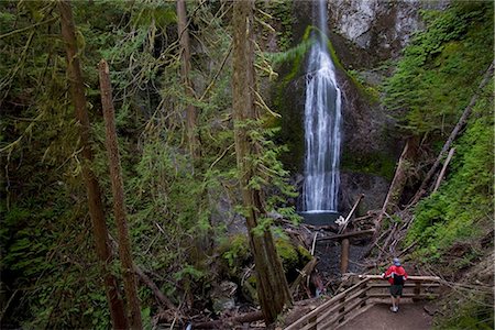 simsearch:841-02920671,k - Marymere Falls, Olympic National Park, UNESCO World Heritage Site, Washington, United States of America, North America Stock Photo - Rights-Managed, Code: 841-02719590