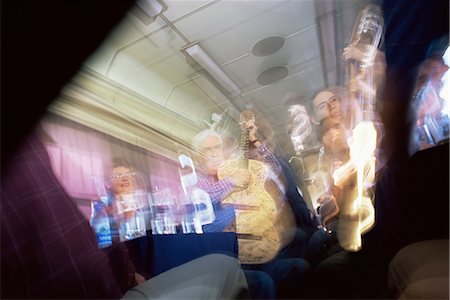 rapport - Jammin' Bolivians, musicians on the train between Oruro and Uyuni, Bolivia, South America Stock Photo - Rights-Managed, Code: 841-02719661