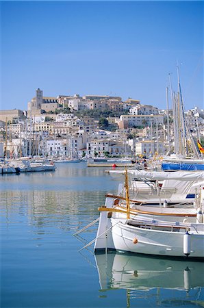 simsearch:841-02712791,k - Ibiza Town and harbour, Ibiza, Balearic Islands, Spain, Europe Stock Photo - Rights-Managed, Code: 841-02710070