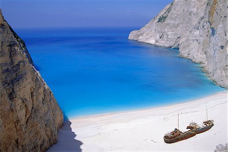 simsearch:841-02722947,k - Shipwreck Cove, Zakinthos, Ionian Islands, Greece, Europe Foto de stock - Con derechos protegidos, Código: 841-02710096