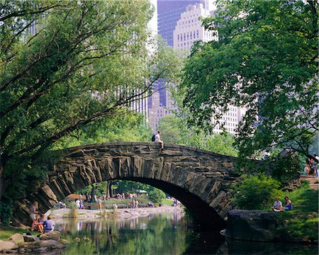 The Pond, Central Park, New York, United States of America Stock Photo - Rights-Managed, Code: 841-02710208