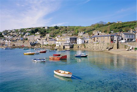 Mousehole, Cornwall, England, UK Stock Photo - Rights-Managed, Code: 841-02710320