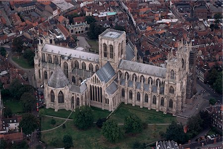 simsearch:841-03868215,k - Aerial view of York Minster, York, Yorkshire, England, United Kingdom, Europe Stock Photo - Rights-Managed, Code: 841-02710880