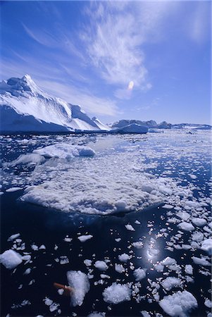 Icebergs from the icefjord, Ilulissat, Disko Bay, Greenland, Polar Regions Stock Photo - Rights-Managed, Code: 841-02712256