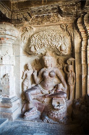 simsearch:841-02718675,k - Les grottes d'Ellora, temples taillés de roche, près d'Aurangabad, Maharashtra, Inde Photographie de stock - Rights-Managed, Code: 841-02712360