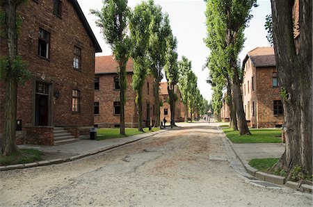 Auschwitz concentration camp, now a memorial and museum, UNESCO World Heritage Site, Oswiecim, near Krakow (Cracow), Poland, Europe Stock Photo - Rights-Managed, Code: 841-02712524