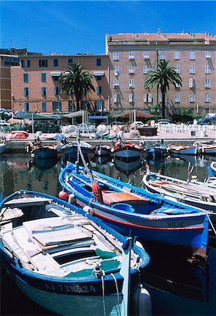 simsearch:841-06445552,k - Small fishing boats, Ajaccio, Corsica, France, Mediterranean, Europe Stock Photo - Rights-Managed, Code: 841-02713115