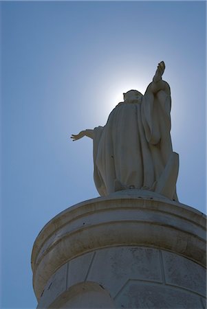 simsearch:841-02722258,k - Virgin statue, Cerro San Cristobal, Santiago, Chile, South America Foto de stock - Con derechos protegidos, Código: 841-02720347