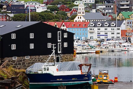 Dry dock, Port of Torshavn, Faroe Islands (Faeroes), Kingdom of Denmark, Europe Stock Photo - Rights-Managed, Code: 841-02721255